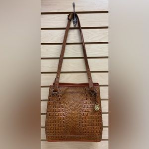 NWOT BRAHAMIN CROCODILE PRINT GORGEOUS FANCY LOOKING WOMEN SHOULDER BAG